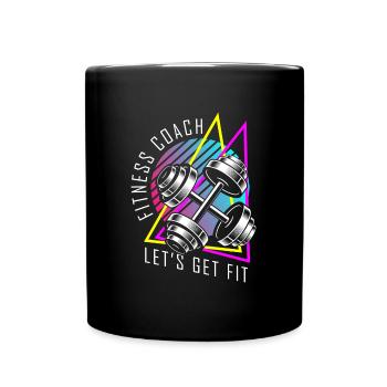 Fitness Gym - Full Colour Mug - black - Front