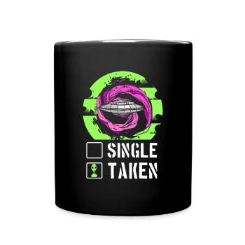 UFO Stars Space Science Fiction - Full Colour Mug - black - Front