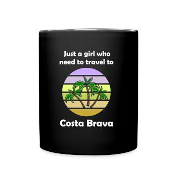 Vacances sur la Costa Brava - Mug uni - noir - Devant