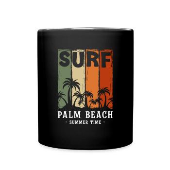 Holiday Sun Palm Breeze - Full Colour Mug - black - Front