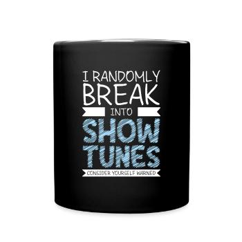 Theatre Drama Club - Full Colour Mug - black - Front