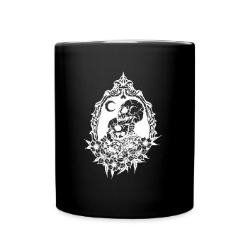 Skeletons in love - Full Colour Mug - black - Front