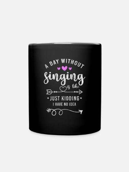 Chanteuse Melody Chant - Mug uni - noir