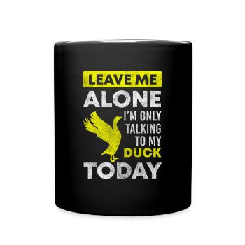 Nature de canard - Mug uni - noir - Devant