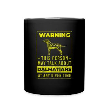 Dog breeds paw points animal love - Full Colour Mug - black - Front