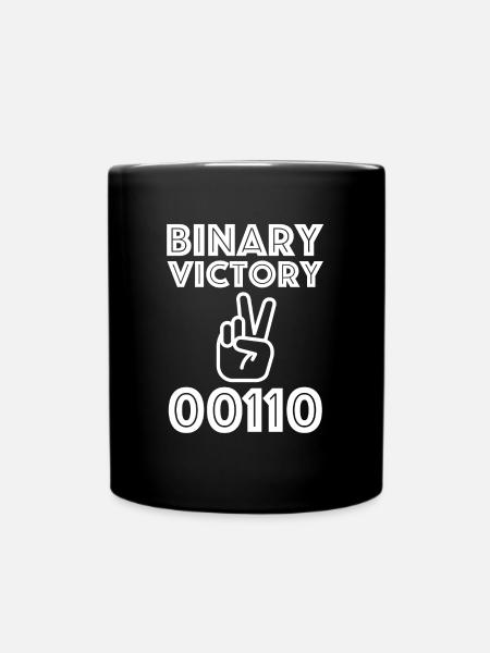 Victoire binaire | Mathématiques, Informatique - Mug uni - noir