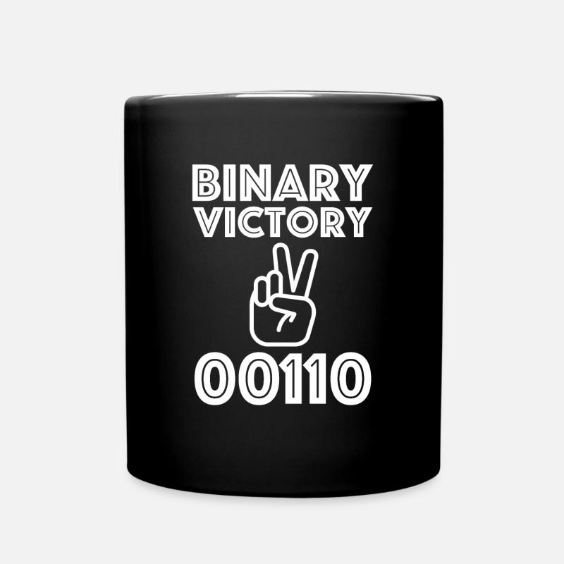 Victoire binaire | Mathématiques, Informatique - Mug uni - noir