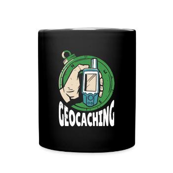 Coordonnées GPS de géocaching Hobby - Mug uni - noir - Devant