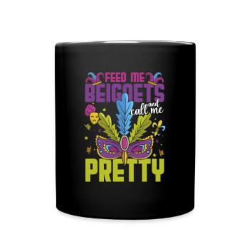 Carnival New Orleans Street Festival - Full Colour Mug - black - Front