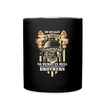 Force aérienne militaire de combat - Mug uni - noir - Devant