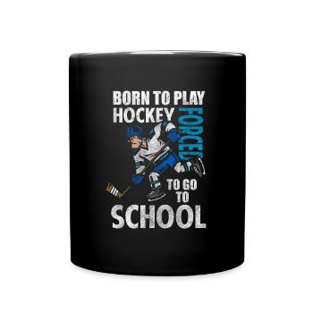 Hockey sur glace Hockey sur glace Masque Goal - Mug uni - noir - Devant