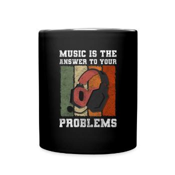 Solution au problème La satire n’a pas d’importance - Mug uni - noir - Devant