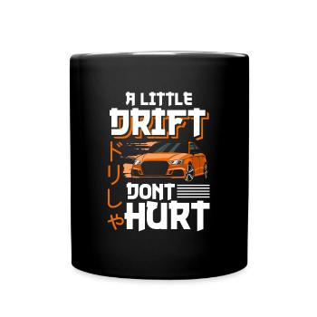 Driften Quer - Tasse einfarbig - Schwarz - Vorne