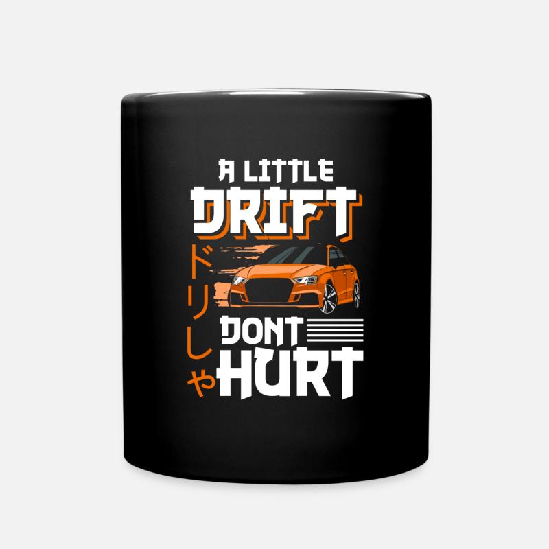 Driften Quer - Tasse einfarbig - Schwarz