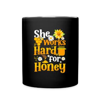 Producteurs de miel pour la protection de l’environnement - Mug uni - noir - Devant