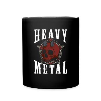 Heavy Metal Rockabilly Rock and Roll - Mug uni - noir - Devant