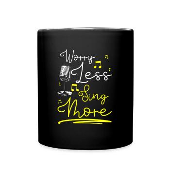 Art musicien - Mug uni - noir - Devant