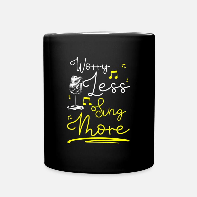 Musiker Kunst - Tasse einfarbig - Schwarz