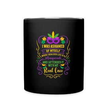 Disguise Festival Second Face - Full Colour Mug - black - Front