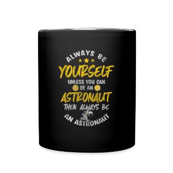 Étoiles spatiales - Mug uni - noir - Devant