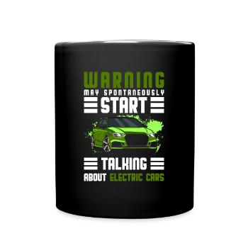 Electromobility Silent Electric Air Conditioning - Full Colour Mug - black - Front