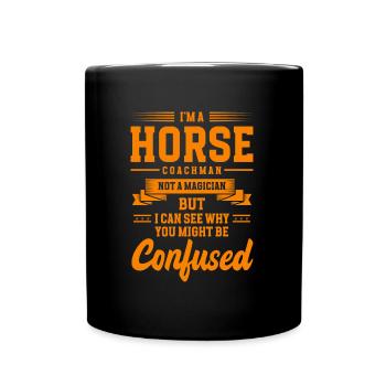 Carriage Passenger Carter Oldschool - Full Colour Mug - black - Front
