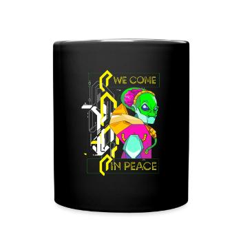 Future Rétro Synthwave Science-fiction - Mug uni - noir - Devant