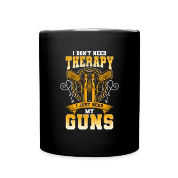 Club de tir Shooting Range Arme à feu - Mug uni - noir - Devant