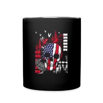 Tatouage Horreur Rouge Moderne - Mug uni - noir - Devant