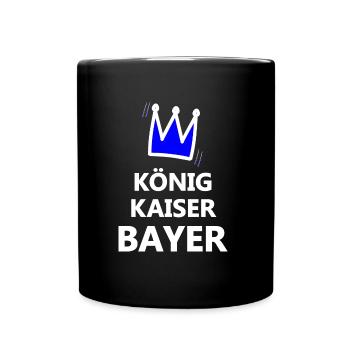Kaiser aus Bavaria - Tasse einfarbig - Schwarz - Vorne
