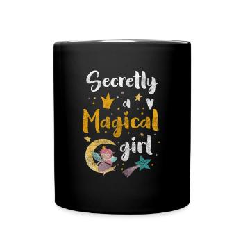 Fantaisie Enfant Fille Magie - Mug uni - noir - Devant