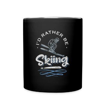 Snowboarding Mountain Hobby - Full Colour Mug - black - Front