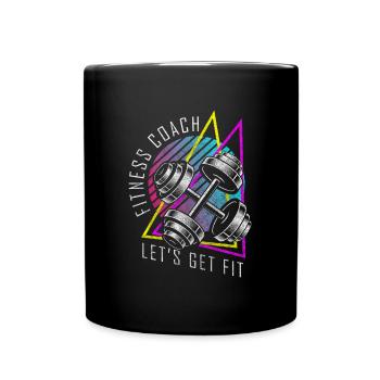 Coach Strength Bench Press - Full Colour Mug - black - Front