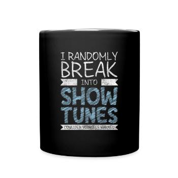 Actrice, Scène, Pièce De Théâtre, Comédie Musicale - Mug uni - noir - Devant