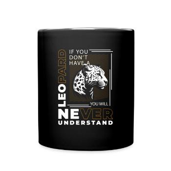 Africa Cheetah Predator - Full Colour Mug - black - Front