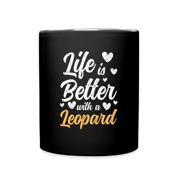 Africa, Wilderness, Cat, Namibia - Full Colour Mug - black - Front
