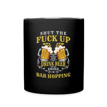 Partying, Recreational Drinker, Drunk, Drinking Sports - Full Colour Mug - black - Front