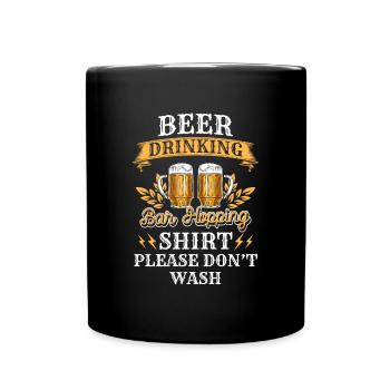 Partying, Recreational Drinker, Drunk, Drinking Sports - Full Colour Mug - black - Front