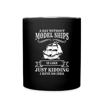 Ship Captain Model Builder - Full Colour Mug - black - Front