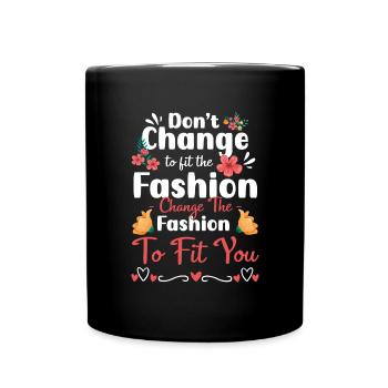 Fashion Individual Fashion Queen Trendsetter - Full Colour Mug - black - Front