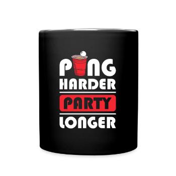Table de célébration de l’alcool de bière - Mug uni - noir - Devant