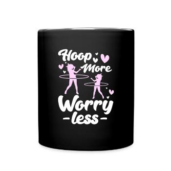 Hulahoop Hoop Workout Fit - Mug uni - noir - Devant
