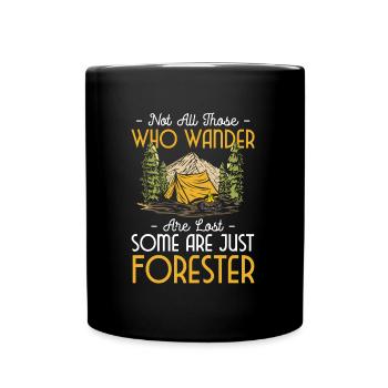 Forester Wood Forester - Full Colour Mug - black - Front