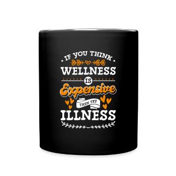Relaxation Relax Fitness Yoga - Full Colour Mug - black - Front