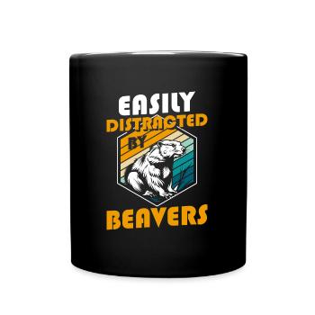 Animal Dam Canada Teeth - Full Colour Mug - black - Front