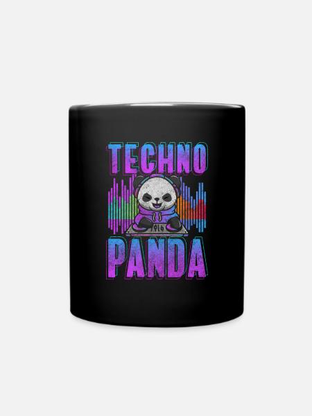 Rave Minimal Jumpstyle - Tasse einfarbig - Schwarz