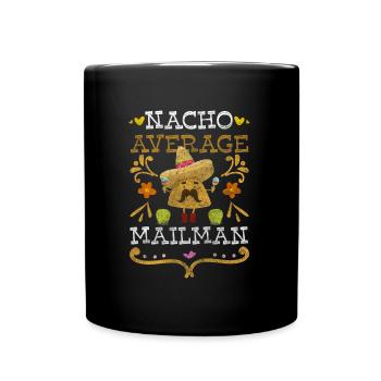 Post Deliverers Work Stress - Full Colour Mug - black - Front