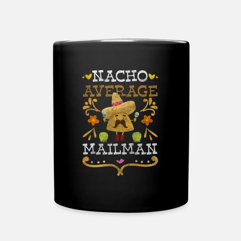 Post Zusteller Arbeit Stress - Tasse einfarbig - Schwarz