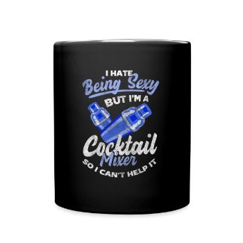 Cocktail Boissons Boissons Célébrations - Mug uni - noir - Devant