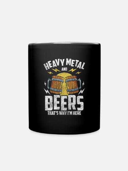 Metal Band - Tasse einfarbig - Schwarz
